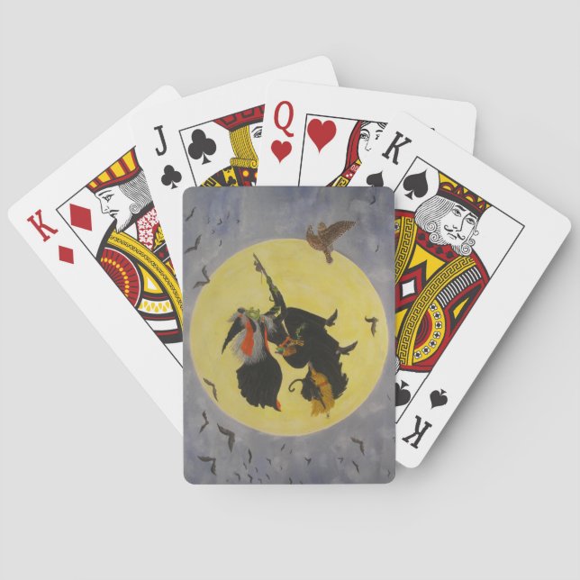 "Night Flight!" Playing Cards (Back)