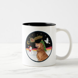 Night Flight (R) - Golden (head B) Two-Tone Coffee Mug
