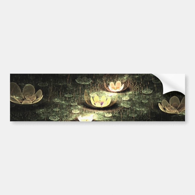 Night Flowers Bumper Sticker (Front)