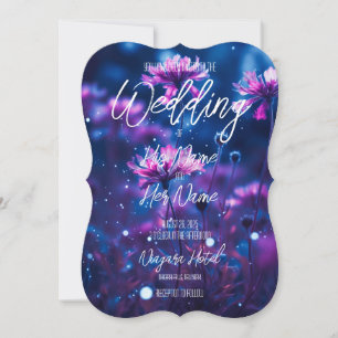 Night Flowers One Invitation