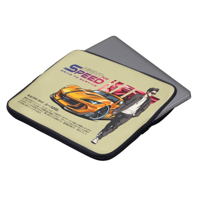 Night for Speed | 15" Laptop Sleeve (Front Top)