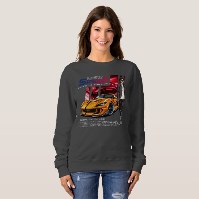 Night for Speed | Women's Sweatshirt (Front Full)