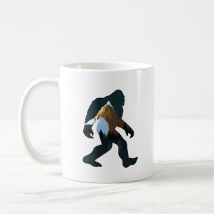 Night Forest Bigfoot Coffee Mug