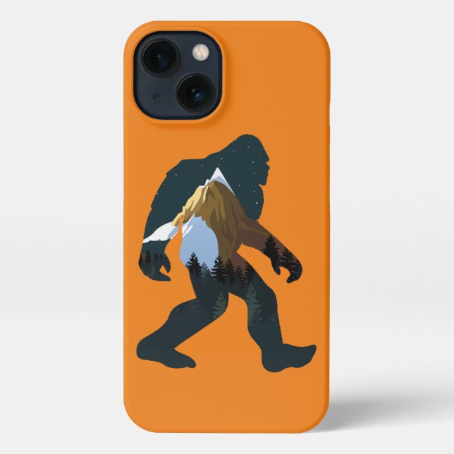 Night Forest Bigfoot iPhone Case (Back)