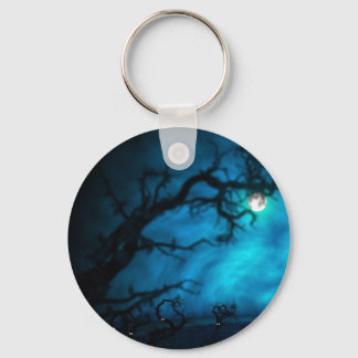 Night Forest Key Ring