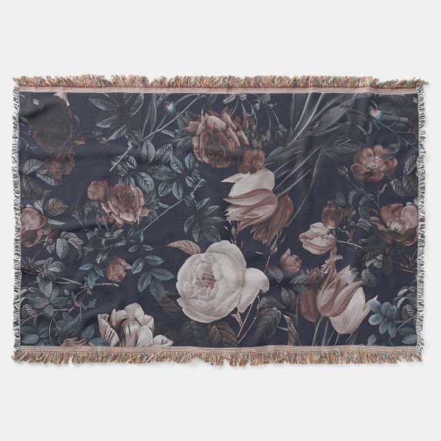 NIGHT FOREST XXI THROW BLANKET (Front)