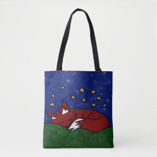 night fox tote bag