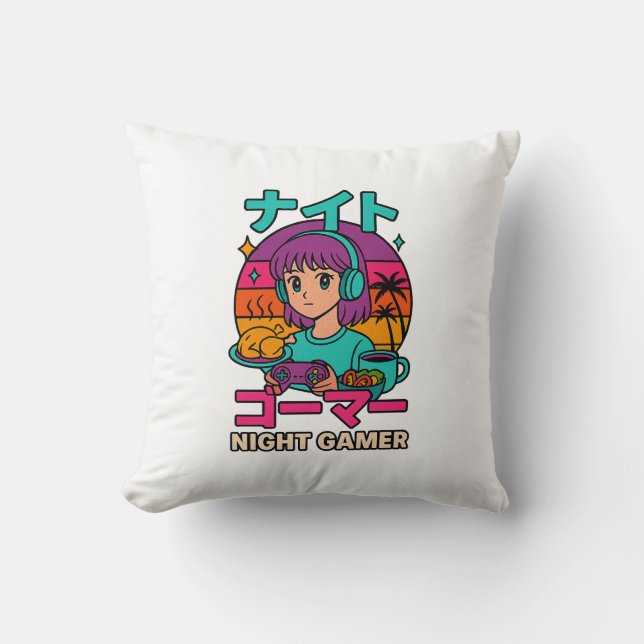 Night Gamer Cushion (Front)