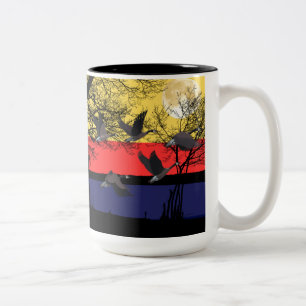 Night Geese Mug