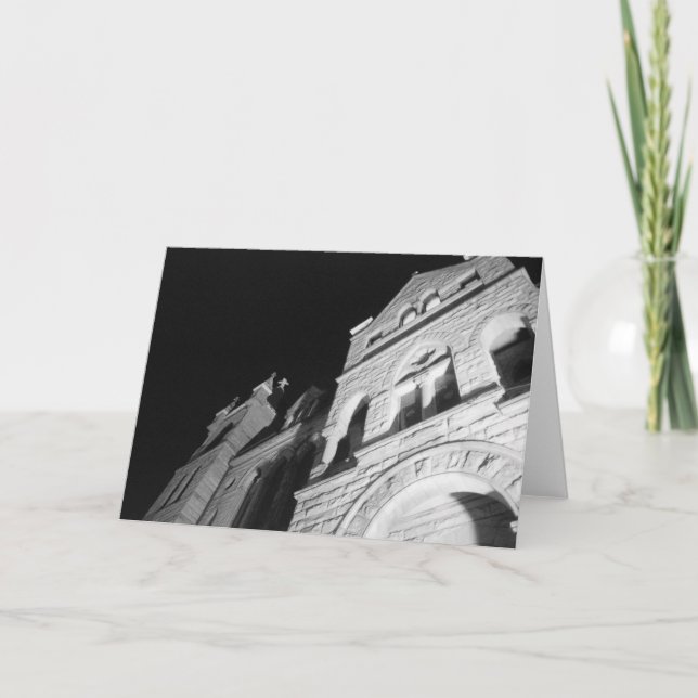 'Night Glow' Blank Greeting Card (Front)