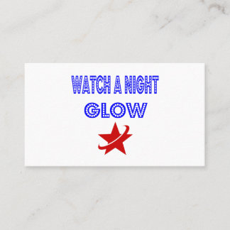 night glow business card