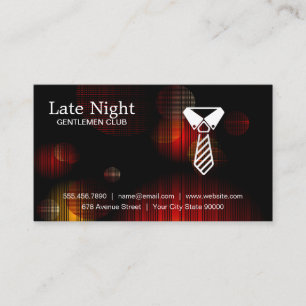 Night Glow Business Suit Card