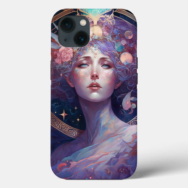 Night Goddess Queen Fantasy Art Case-Mate iPhone C Case-Mate iPhone Case (Back)