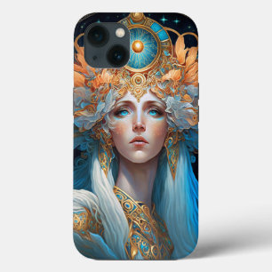 Night Goddess Queen Fantasy Art iPhone 13 Case