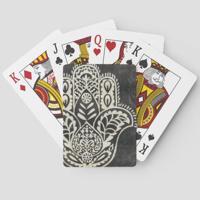 Night Hamsa Playing Cards (Back)