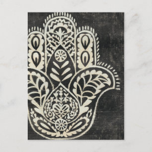 Night Hamsa Postcard
