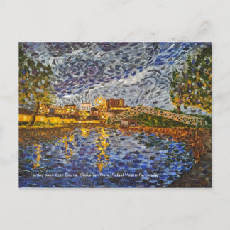 Night, Hanley from Etruria. Stoke-on-Trent Postcard