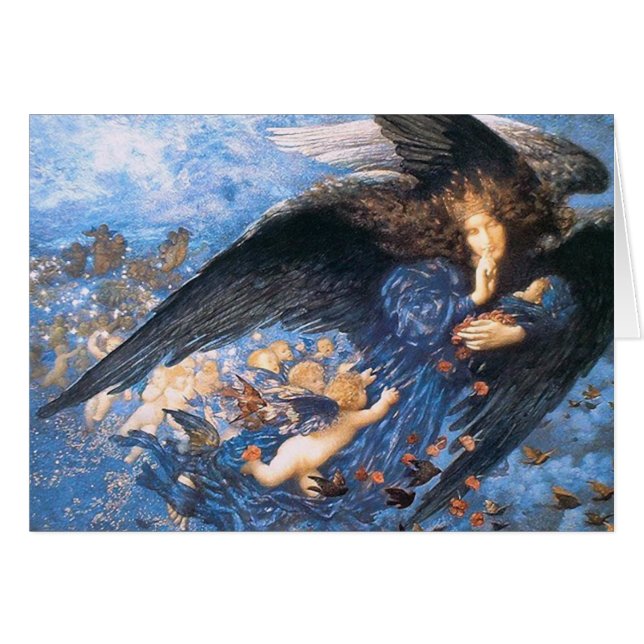 Night & Her Train of Stars - Edward Robert Hughes (Front Horizontal)