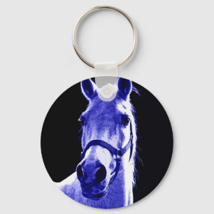 Night Horse Key Ring
