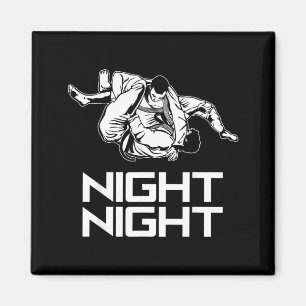 Night Hug Funny Jiu Jitsu Brazilian Jujitsu BJJ Magnet