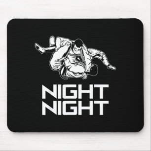 Night Hug Funny Jiu Jitsu Brazilian Jujitsu BJJ Mouse Pad