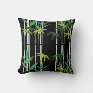 Night in a Bamboo Forest Cushion