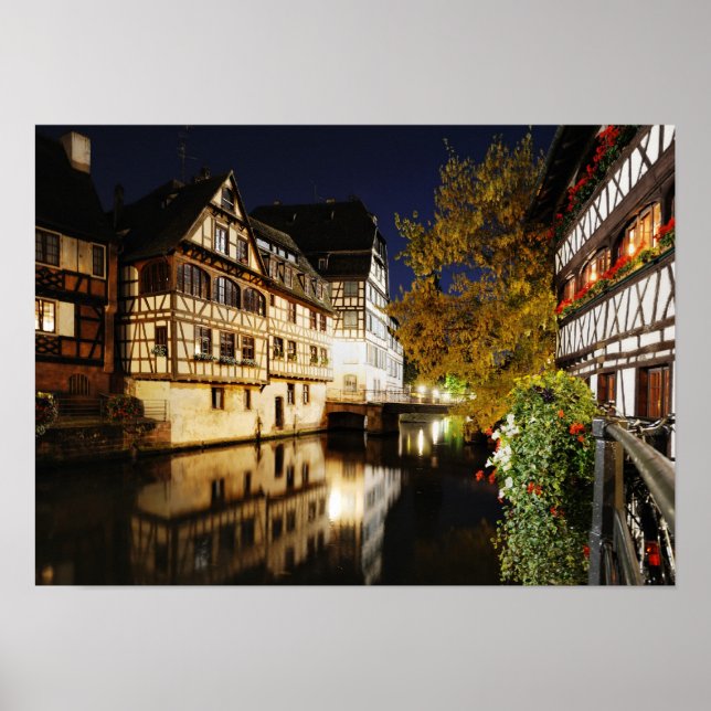 Night in Strasbourg Poster (Front)