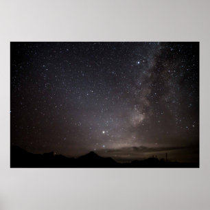 Night in the Chisos Mountains - Big Bend, Texas Poster