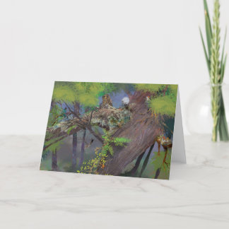 Night in the Redwood Forest Card