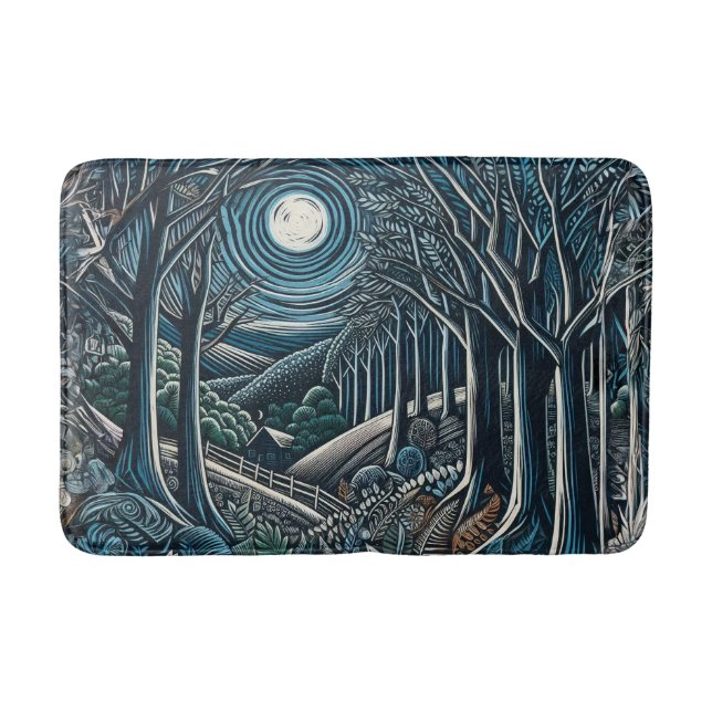 Night in the Woods Bath Mat (Front)