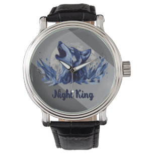 Night King - Howling Wolf with Moon Watch