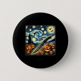 Night Knife Chef Halloween 6 Cm Round Badge