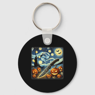 Night Knife Chef Halloween Key Ring