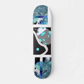Night lady bird skateboard deck