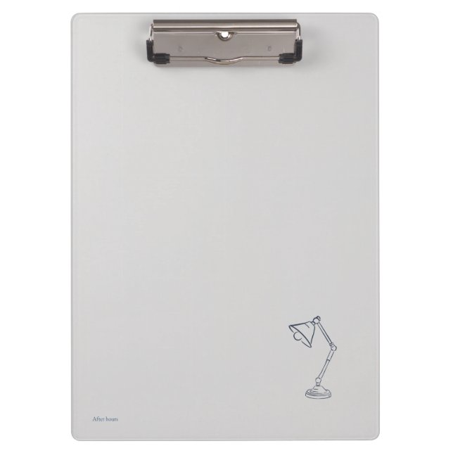 Night Lamp-Midnight Cartographer- Clipboard (Front)