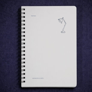 Night Lamp-Midnight Cartographer Notebook