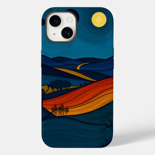 Night Landscape Art Case-Mate iPhone Case (Back)