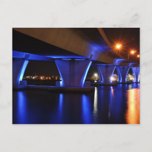 Night lights in Miami - Postcard