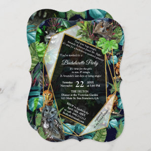 Night-live party celebration theme invitation