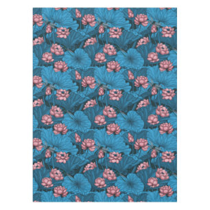 Night lotus garden tablecloth