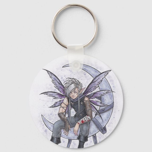 Night Lover Fairy Keychain (Front)