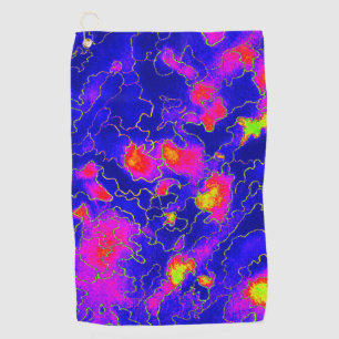 Night Magic Golf Towel