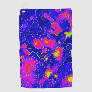 Night Magic Golf Towel