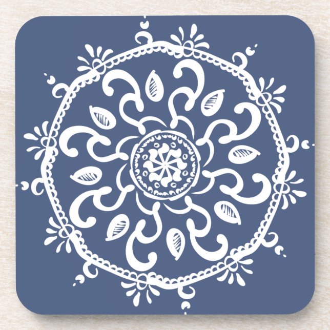 Night Mandala Coaster (Front)