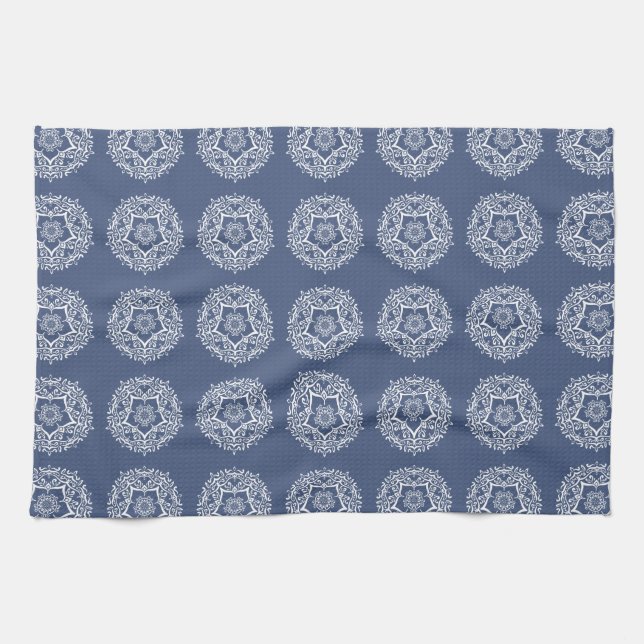 Night Mandala Tea Towel (Horizontal)