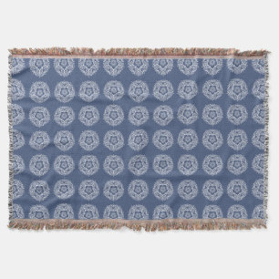 Night Mandala Throw Blanket