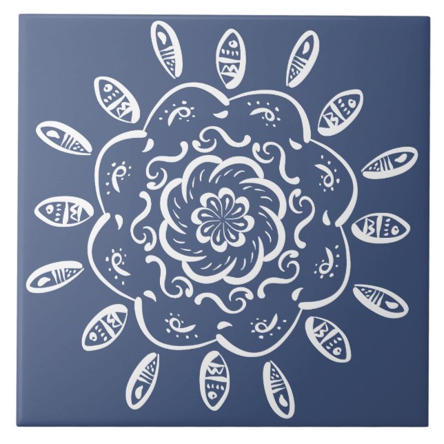 Night Mandala Tile (Front)