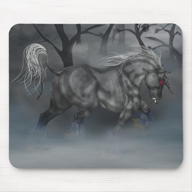 Night Mare Smoke Mouse Pad (Front)