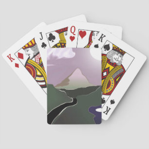 Night Moon Artistic Colour Playing Cards