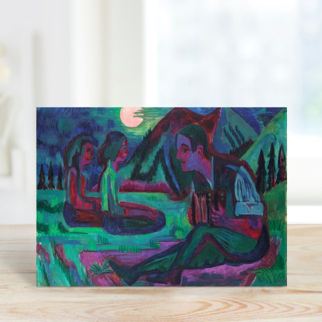 Night Moon | Ernst Ludwig Kirchner Card (Creator Uploaded)